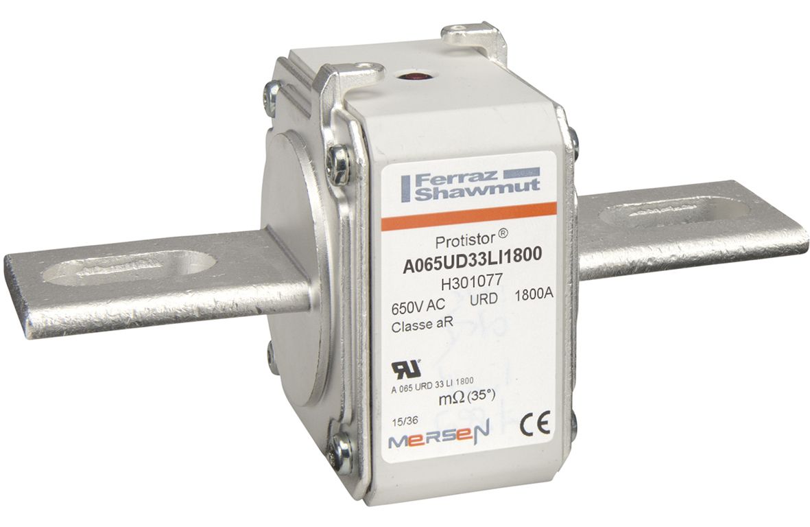H301077 - PROTISTOR® SB aR, long US slotted blade, LI, sz.33, 600VAC IEC, 650V US, 1800A